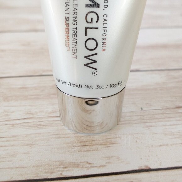 Glamglow Supermud Clearing Treatment New 10g/0.3oz Charcoal Mask Exfoliate Clear - Picture 3 of 6